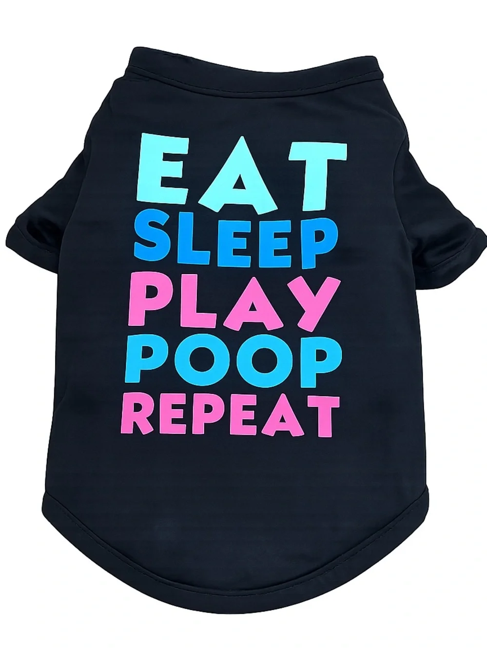 🐶 Eat Sleep Play Poop Repeat Dog Shirt Pet Tee-NEW